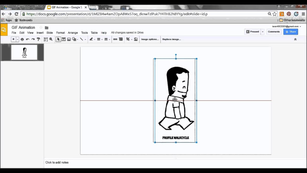 How to Show an Animated GIF in Google Slides - YouTube