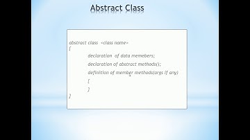 Learn Java Programming in English for Beginners(Abstract Class) - Part 16