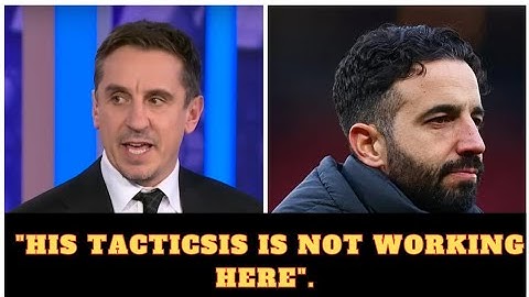 GARY NEVILLE DESTROYS AMORIM: ‘HE’S TACTICS IS NOT WORKING HERE!’ – MAN UNITED CHAOS EXPOSED !!!