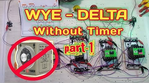 Wye Delta Control Without Timer Part 1 Wiring Tutorial (Tagalog) Basic Motor Control