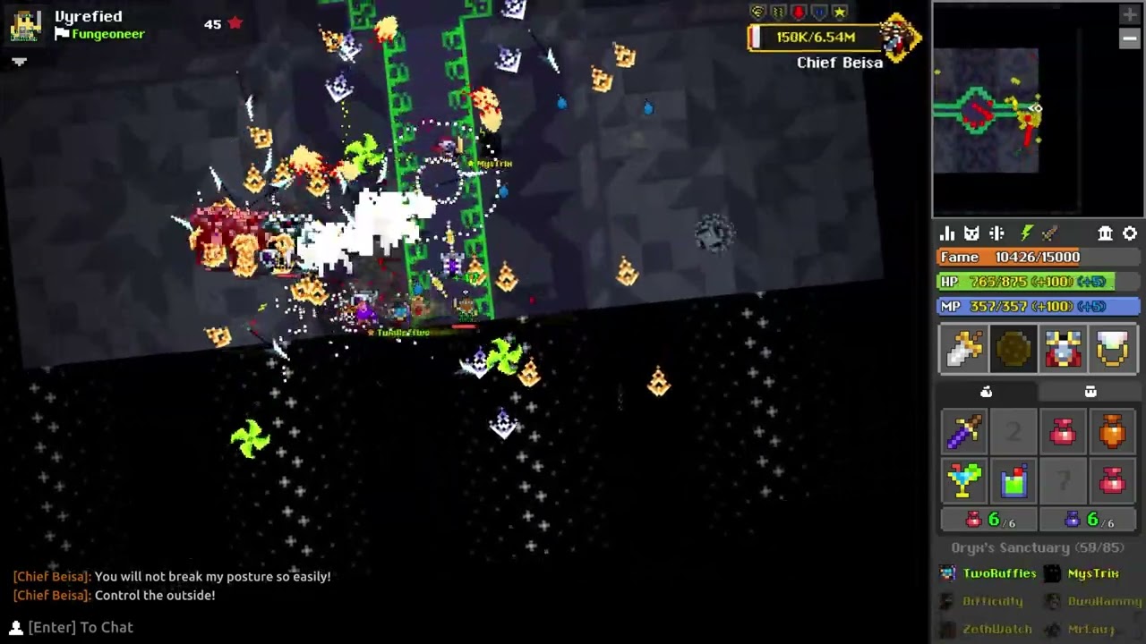 10k Base fame paladin death - ROTMG