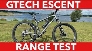 GTECH ESCENT MOUNTAIN BIKE RANGE TEST | HOW FAR DOES IT GO?