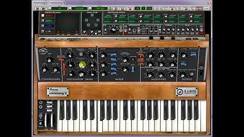 Arturia - MINIMOOG v (sounds) prt.1