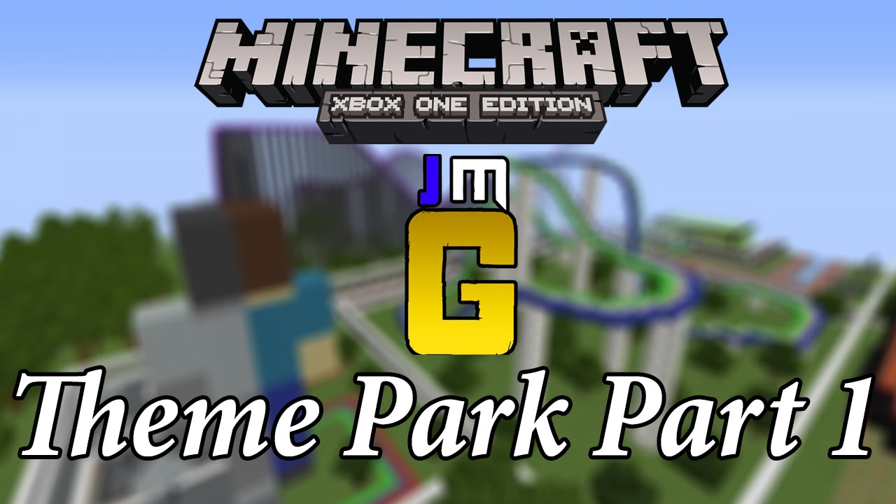 Minecraft Theme Park Part 1 - YouTube
