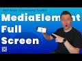 Fullscreen playback with mediaelement in net maui is here