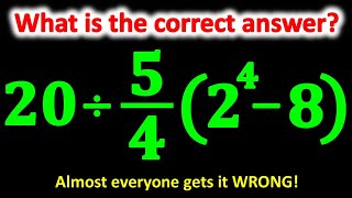Can you solve this tricky question without a calculator? Almost everyone gets it WRONG!