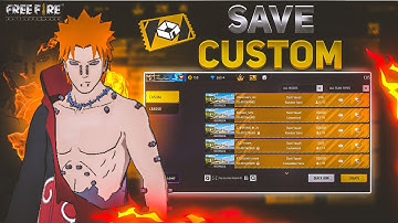 How to Save Custom Room Settings in Free Fire | One Click Custom Room Create | Free Fire Tips