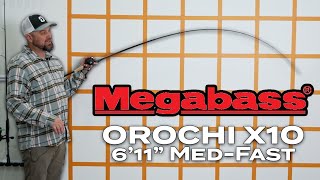 Megabass Orochi X10 6'11" Medium / Fast/ Regular | Super Elseil