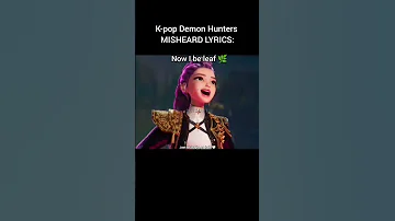 K Pop Demon Hunters Misheard Lyrics Kpopdemonhunters Kpop Fyppp 