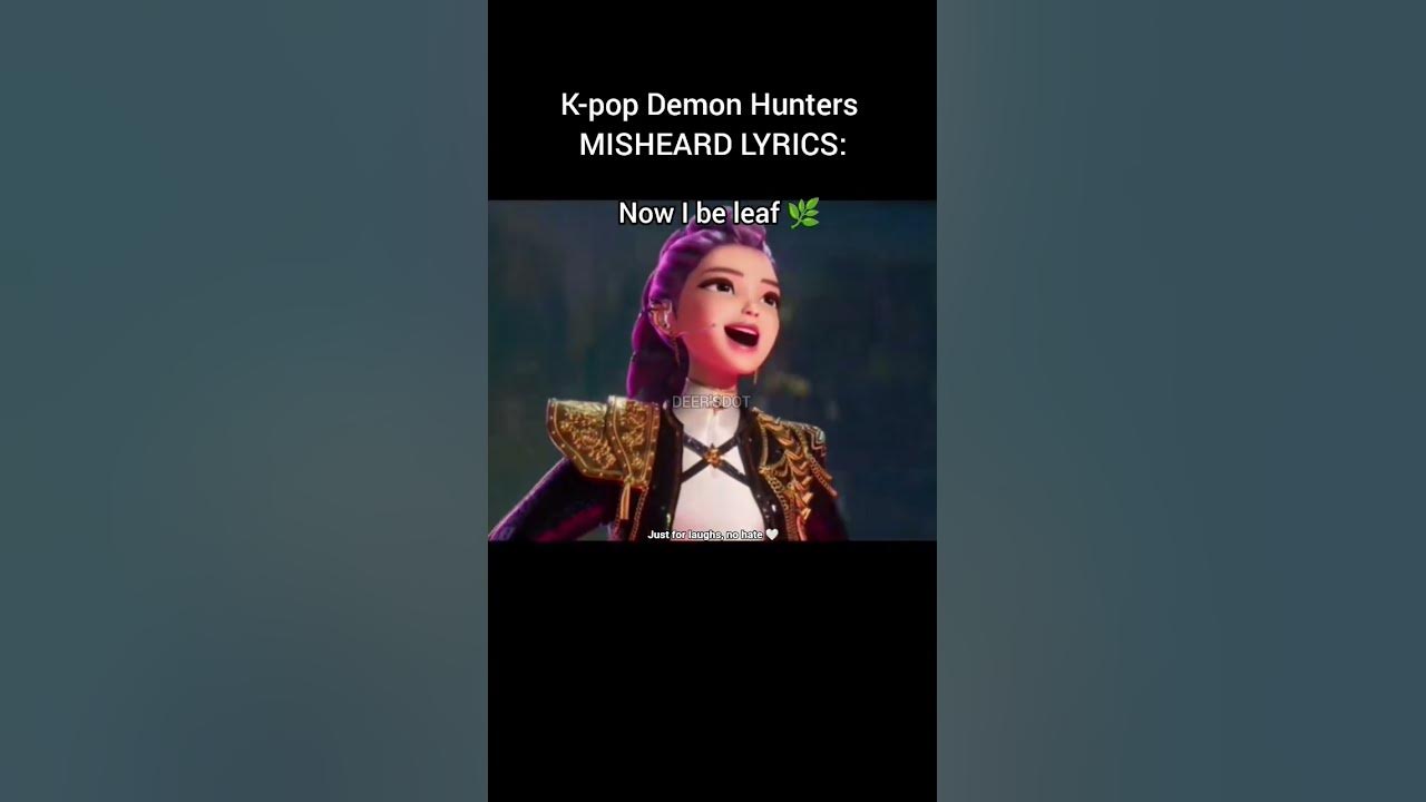 k-pop Demon Hunters misheard lyrics✨ #kpopdemonhunters #kpop #fyppp