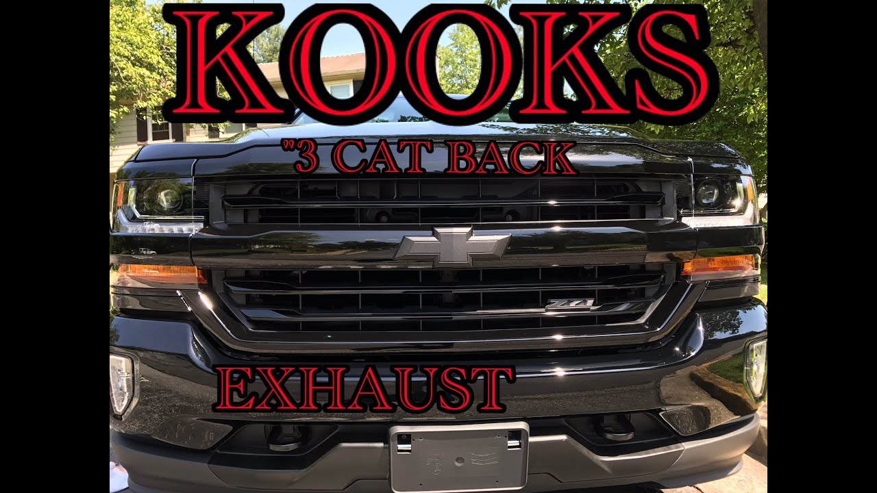 2017 Chevy Silverado 1500 Kooks 3 Cat Back Exhaust You 2017 Chevy Silverado 1500 Kooks 3 Cat Back Exhaust