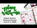 PLAN WITH ME Classic Wellness Happy Planner - June 5-11, 2020