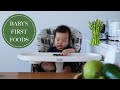 BABY’S FIRST FOODS | Asparagus, BLW, Baby Led Weaning, Solid Food
