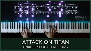 Attack on Titan Final Theme - To You 2,000 or 20,000 Years From Now Piano Cover