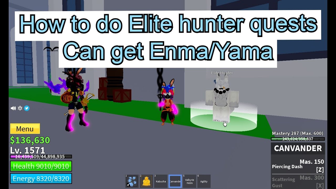 How to do ELITE HUNTER QUESTBloxFruit UPD15 3rd Sea 