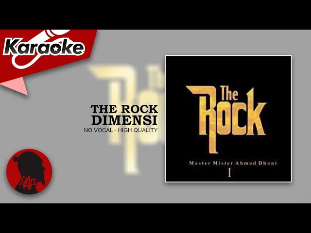 DIMENSI - The Rock  |  Karaoke class=