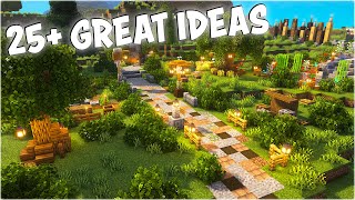 25  Build Ideas to make your Minecraft Survival World Better