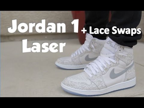jordan 1 laser on feet
