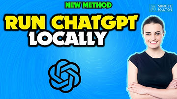 How to run chatgpt locally 2024 | Install + Run