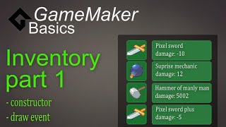 Inventory system to park your gear [GameMaker]