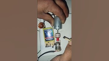 Magnetic Field presence ° Dc Motor | #dcmotor #tech #youtubeshorts #dc motor project