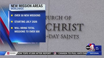 The Church of Jesus Christ of Latter-Day Saints announces 55 new missions