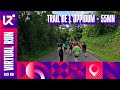 Ref:zytGKUbKB08 55-minute virtual run: trail de l'oppidum in b�ruges, france scenic treadmill workout