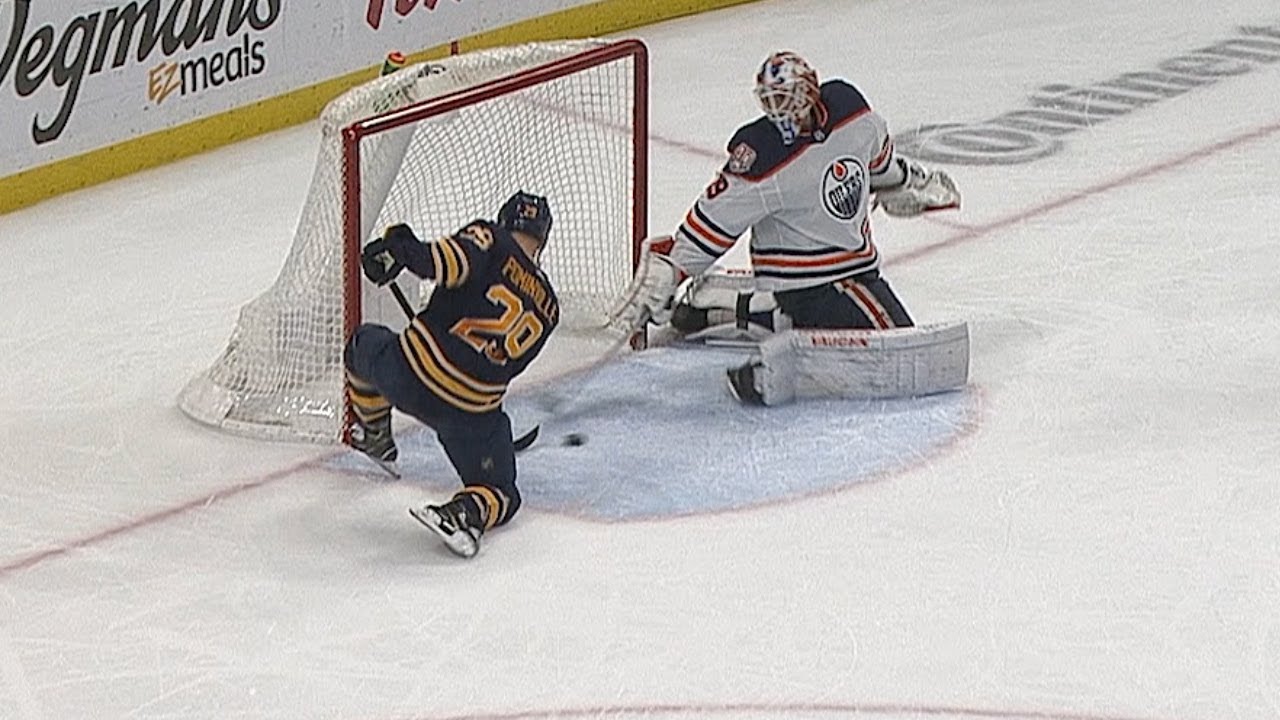 Jason Pominville incredibly blocks own 