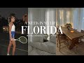 Vlog  a week in my life in florida in the winter tennis cooking chatting