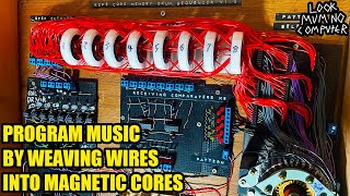 DRUM MACHINE USING NASA TECHNOLOGY - Rope Core Memory Sequencer