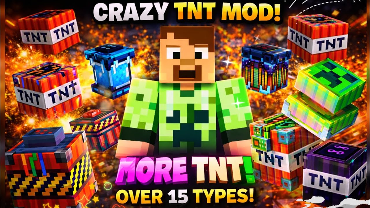 MINECRAFT 🤯 TNT MOD 💣l 