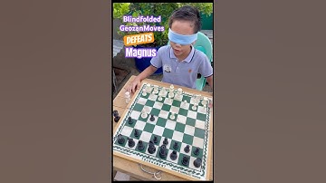 Blindfold CHESS😱 #goodvibes #chess #grandmaster #thegoat