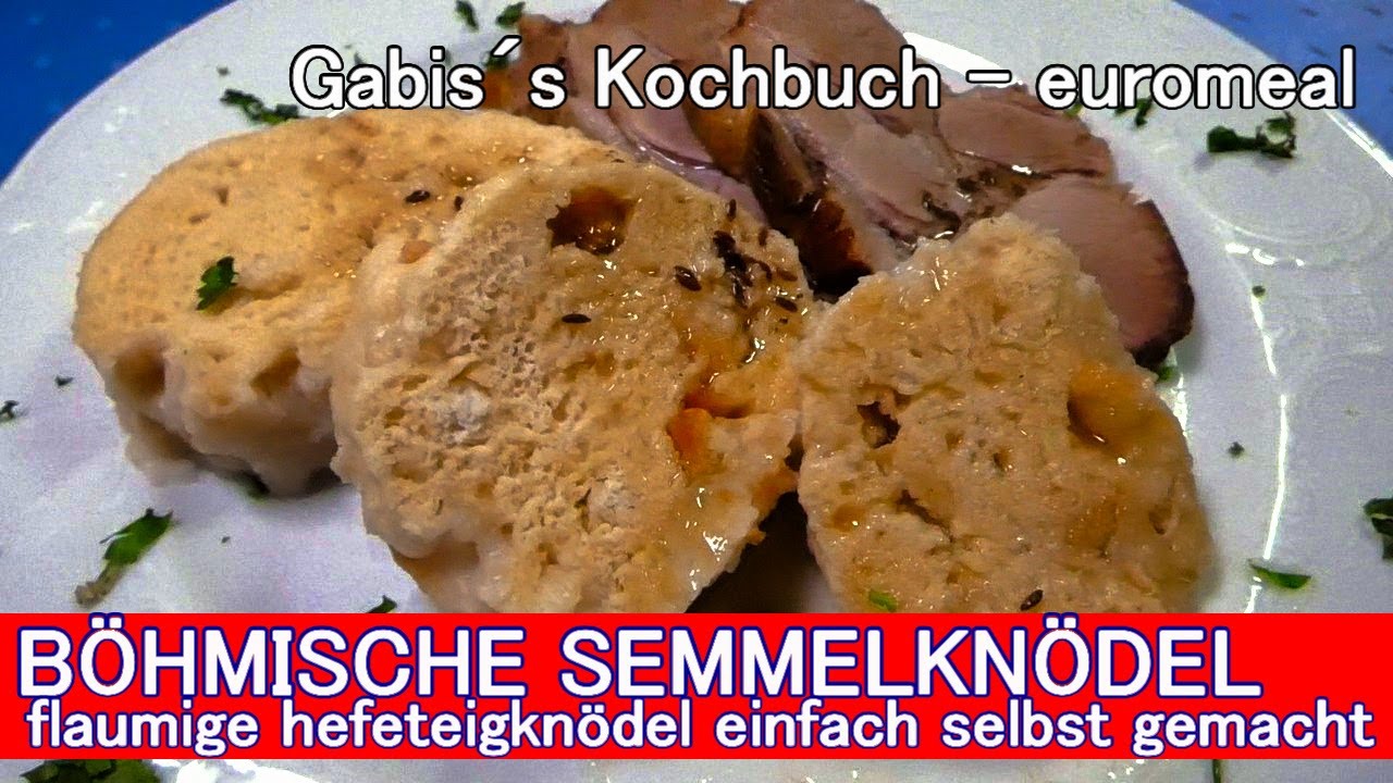 BÖHMISCHE SEMMELKNÖDEL flaumige Hefeknödel mit Weißbrotwürfeln - YouTube BÖHMISCHE SEMMELKNÖDEL flaumige Hefeknödel mit Weißbrotwürfeln - YouTube