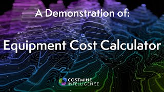 Equipment Cost Calculator Demo