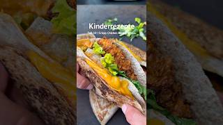 Crispy Chicken Burger Wraps 🍔 #crispychicken #wraps #shorts #shortvideo #fürdich #rezept #viral