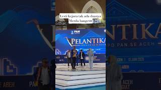 Lesti Tampil Di Pelantikan Pan Di Aceh
