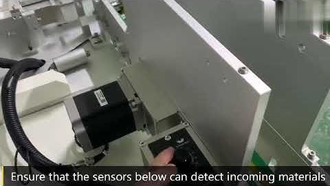 KF94 mask making machine debugging(5) - transtion conveyor section installation instructions