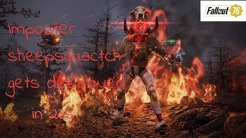 Fallout 76 - Imposter Sheepsquatch Destroyed in 23s (patch 23)