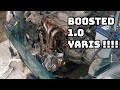 INSTALLING A TURBOCHARGER ON MY 1.0 YARIS !! | 1SZ-FE TURBO BUILD