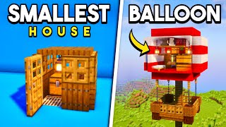 3 EASY Starter Houses for Minecraft Survival