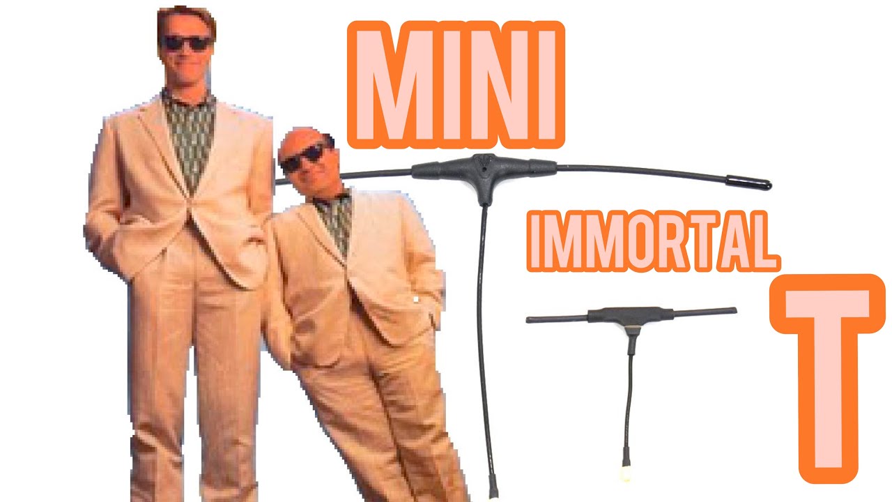 Mini Immortal T TBS crossfire antenna by FPV Cycle - CRSF on your micro drone