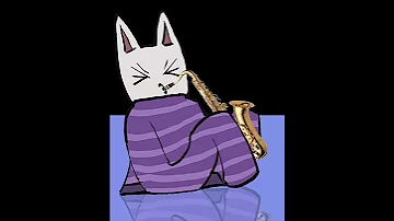 I Got A Brand New Saxophone Tweening Art Cat Oc Lipsync 