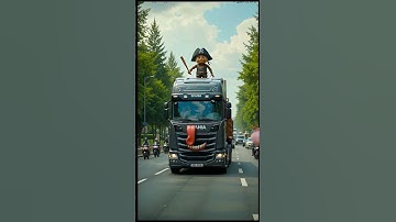 Truck 🛻 Squeeze #aiedits #automobile #automotiveedit #aivfx #ai #aivideo #ai