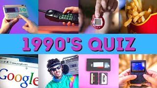 1990's Quiz 🌟 How Much do you Remember about the 90's?