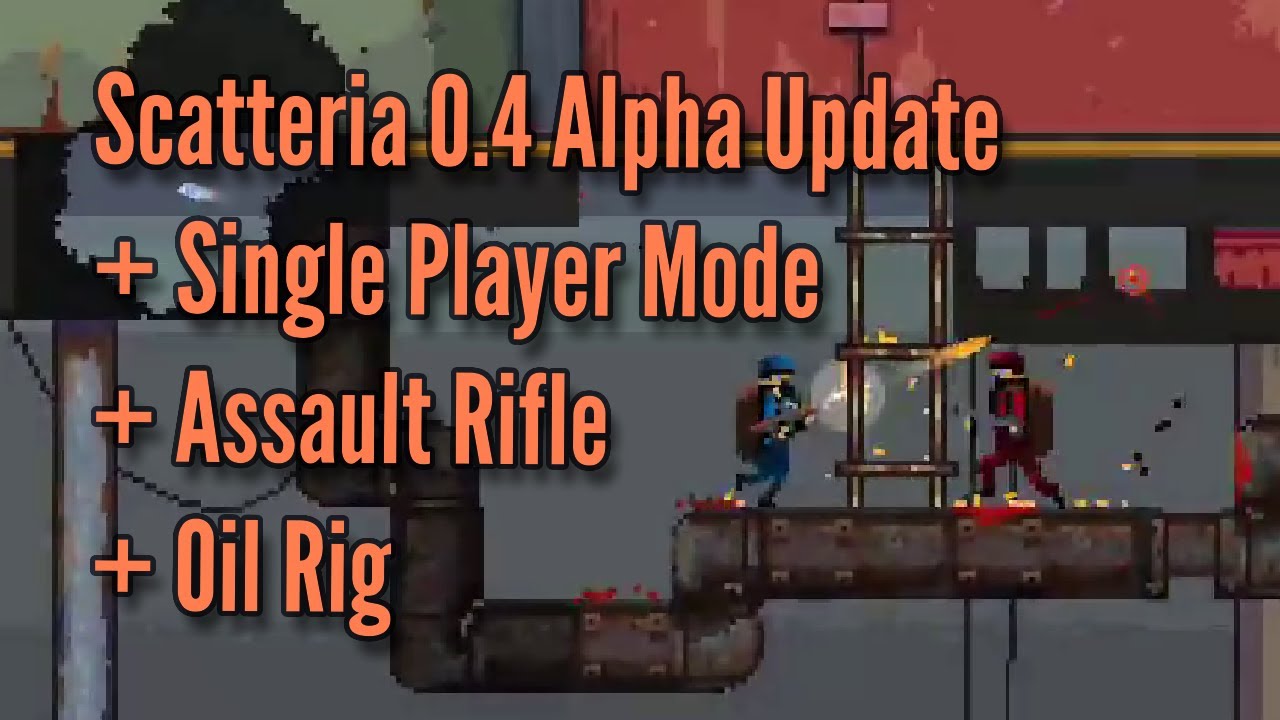 Scatteria v0.4 2D Platformer Shooter - Single Player Alpha Trailer