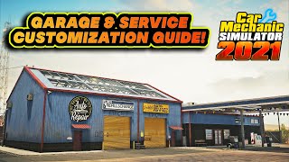 Car Mechanic Simulator 2021 How To Upgrade and Customize Garage & Service! NEW! screenshot 2