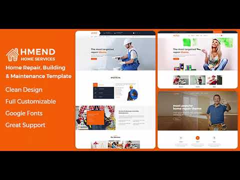 Hmend - Home Maintenance, Repair Service HTML Template | Themeforest Website Templates and Themes