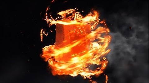 Create a Rotating Stone Fire Logo Video Intro - MakeWebVideo.com