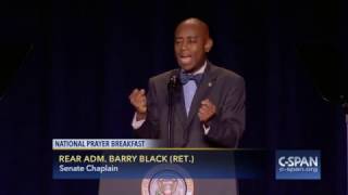 U.S. Senate Chaplain Dr. Barry Black full remarks at National Prayer Breakfast (C-SPAN)