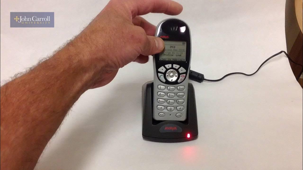 Avaya WiFi Phone Charging - YouTube